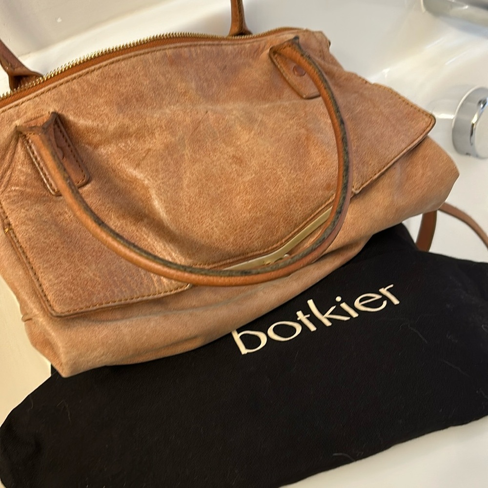 Botkier Tan Suede Crossbody Bag